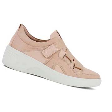 Ecco Soft 7 Wedge Fritidssko Dame Brune Rosa | NO 80AHK